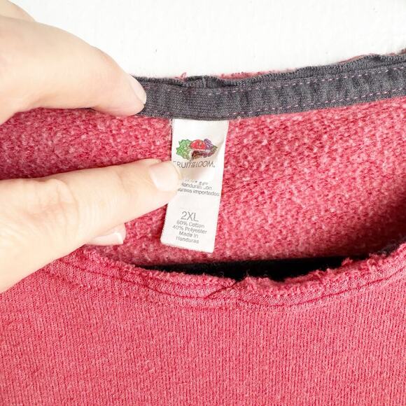 Kings Island KI Cincinnati Ohio FEARLESS Spellout Rollercoaster Sweatshirt 2XL - Picture 3 of 11